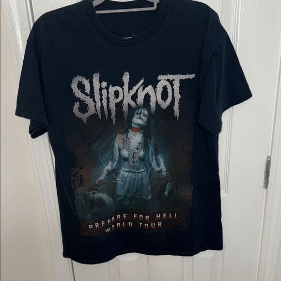 Slipknot Black Graphic Tee - Men's Short Sleeve - Picture 1 of 5
